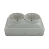 Priza Dubla Mini Ip20 Aplicata PT - 1
