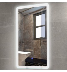 Oglinda Led Baie 18W Ip44 450x750MM Touch Alb Natural