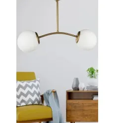 Lustra 2xE27 Aurie Glob Antichizata