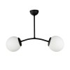 Lustra 2xE27 Neagra Glob - 1