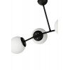Lustra 4xE27 Neagra Glob - 3