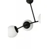 Lustra 4xE27 Neagra Glob - 3