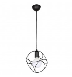 Lustra Pendul E27 Decorativ Negru