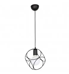 Lustra Pendul E27 Decorativ Negru