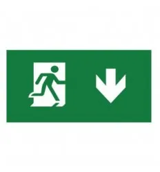 Autocolant Jos Lampa Emergenta Exit 18LED Etans Autonomie 3 Ore