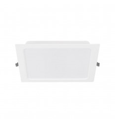 Spot Led 12W Patrat Rama Alba Alb Rece IP44 Fara Driver