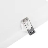 Spot Led 12W Patrat Alb Rece Ip44 Fara Driver  2