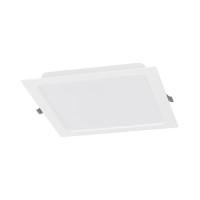 Spot Led 12W Patrat Alb Rece Ip44 Fara Driver  3