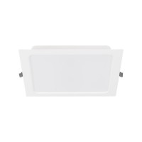 Spot Led 20W Patrat Alb Rece Ip44 Fara Driver  1