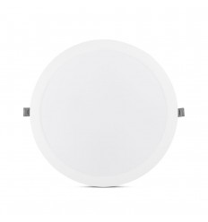 Spot Led 12W Rotund Rama Alba Alb Rece IP44 Fara Driver