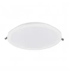 Spot Led 20W Rotund Rama Alba Alb Rece IP44 Fara Driver
