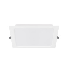Spot Led 24W Patrat Rama Alba Alb Rece IP44 Fara Driver
