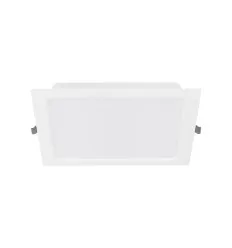 Spot Led 24W Patrat Rama Alba Alb Rece IP44 Fara Driver