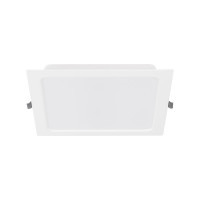 Spot Led 24W Patrat Alb Rece Ip44 Fara Driver  3