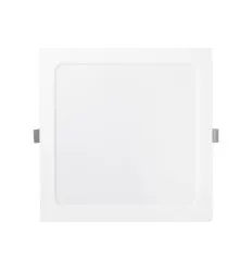 Spot Led 24W Patrat Rama Alba Alb Rece IP44 Fara Driver