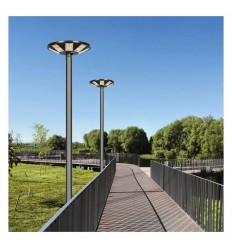 Pachet Lampa Solara Led 400W Cu Telecomanda + Stalp De 4M