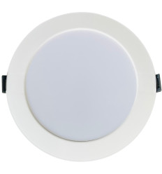 Spot Led Rotund 12W Plastic Alb Rece/Alb Natural