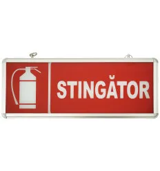 Lampa Iluminat Emergenta Stingator Doua Fete