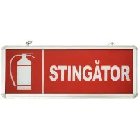 Lampa Iluminat Emergenta Stingator Doua Fete  2