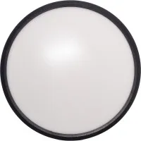 Plafoniera LED Alb Rece 40W Rama Neagra IP44  1