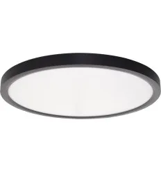 Plafoniera LED Alb Rece 40W Rama Neagra IP44