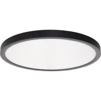 Plafoniera LED Alb Rece 40W Rama Neagra IP44  2