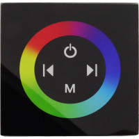 Intrerupator Banda Led 12V Rgb Touch Negru  2