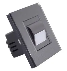 Spot Led 1W Incastrabil Negru Perete / Scara Alb Natural