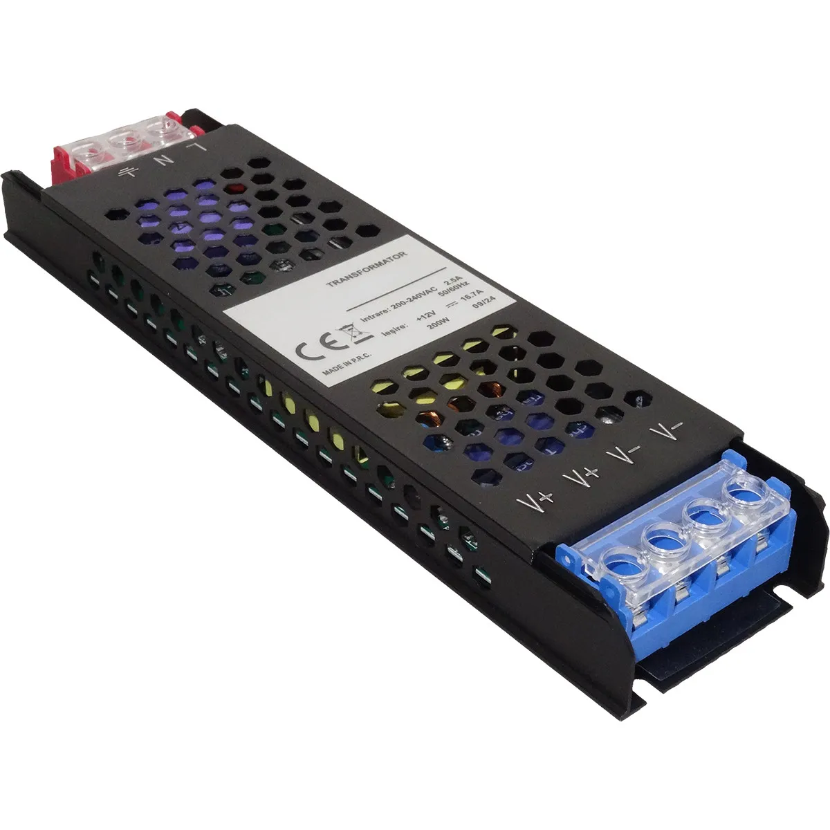Driver Slim 200W 16.7A 220V / 12V  1