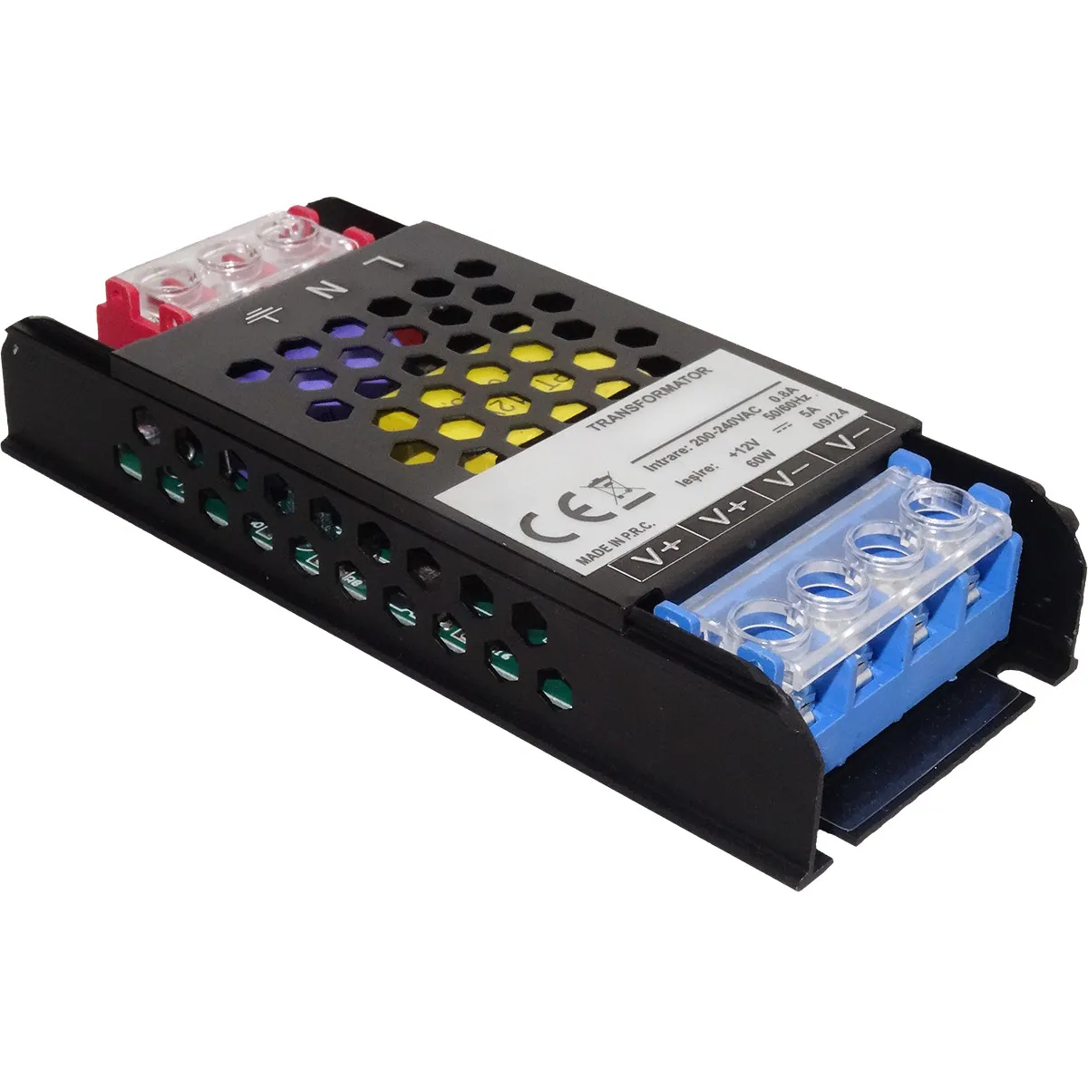 Driver Slim 60W 5A 220V / 12V  1
