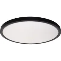 Panou LED Aplicat 60W D50cm Rama Neagra Alb Rece IP44  1
