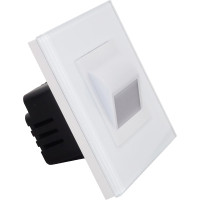 Spot Led 1W Incastrabil Alb Perete / Scara Alb Natural  1