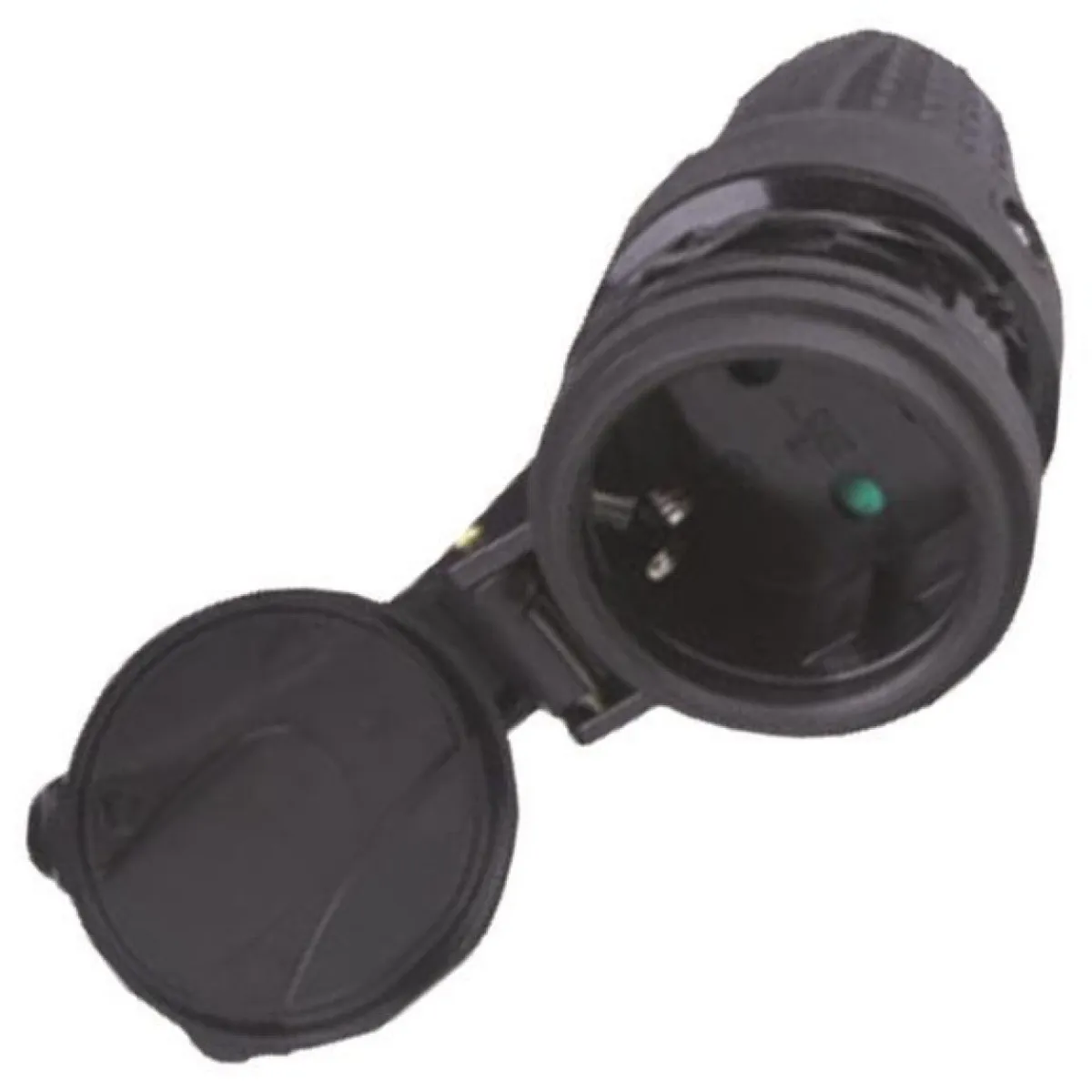 Cupla Schuko Din Cauciuc Cu Protectie IP44 16A 220-240V  1