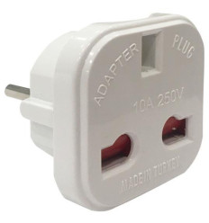 Adaptor Shouko La EU/UK Alb 10A