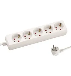Prelungitor Cu 5 Prize Schuko Cu Protectie, Cablu De 3X1,5Mm, Lungime 3M