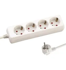 Prelungitor Cu 4 Prize Schuko Cu Protectie, Cablu De 3X1,5Mm, Lungime 5M
