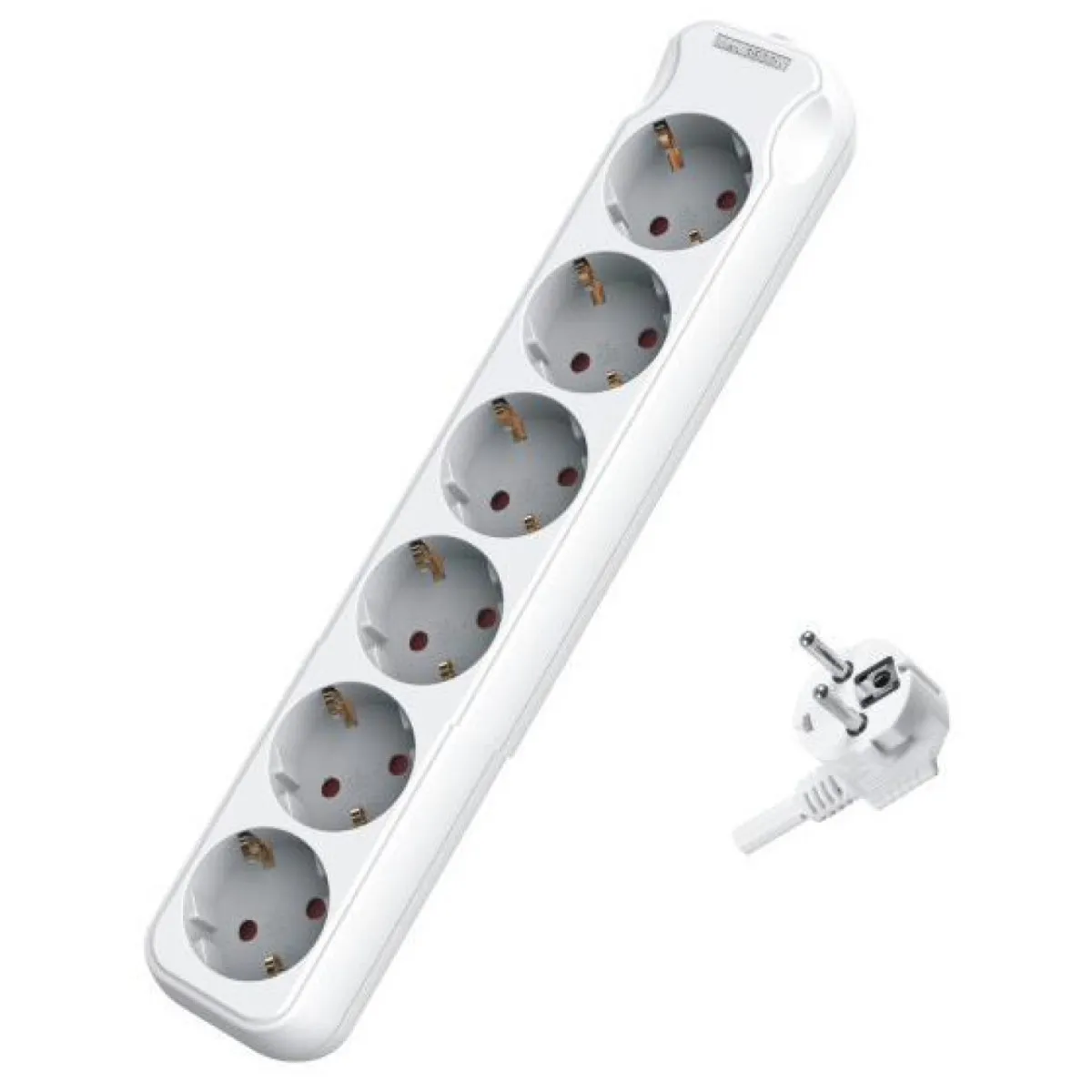 Prelungitor Cu 6 Prize Schuko Cu Protectie, Cablu De 3X1,5Mm, Lungime 5M  1