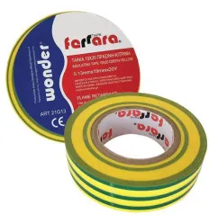 Banda Izolatoare Din PVC 19Mmx20m Galben-Verde