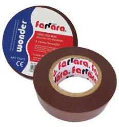 Banda Izolatoare Din PVC 19MmX20M Maro