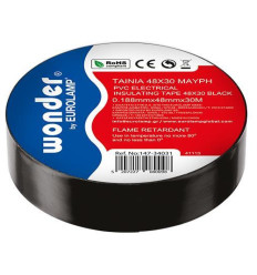 Banda Izolatoare Lata Din PVC 48MmX20M Neagra