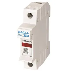 Soclu Monopolar Pt. Sigurante Cilindrice Cu Fixare Pe Sina FS32 1P 10X38 6-32A