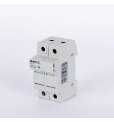 Soclu Bipolar Pt. Sigurante Cilindrice Cu Fixare Pe Sina FS32 1P 10X38 6-32A