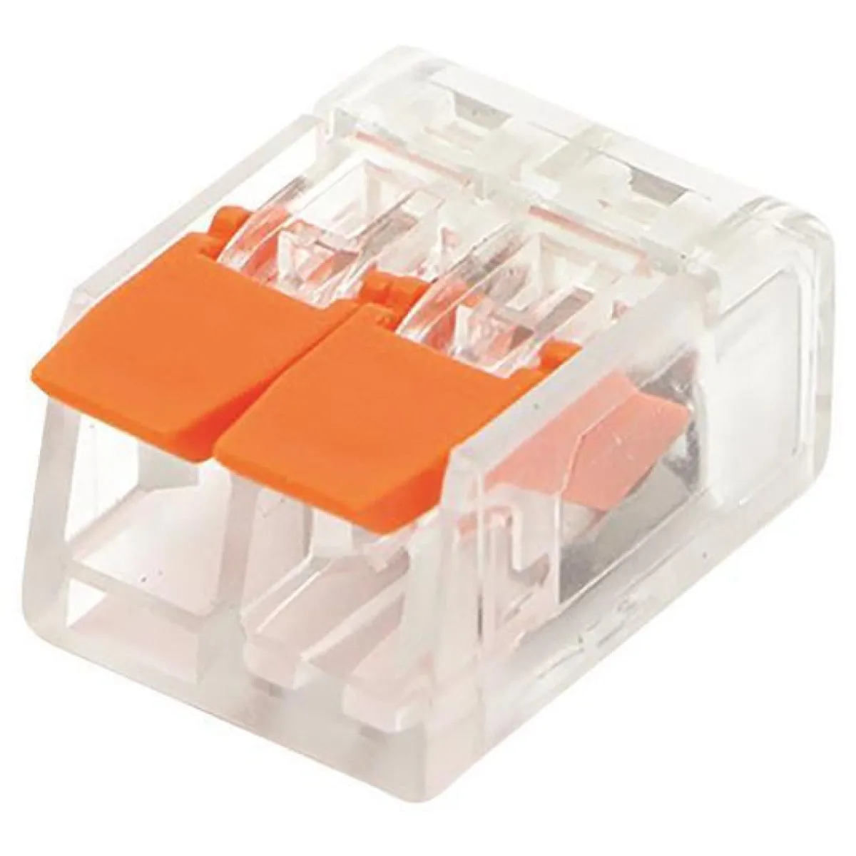 Cleme Terminale Rapide 2 Poli 0,20-4Mm 32A 400V Orange  1