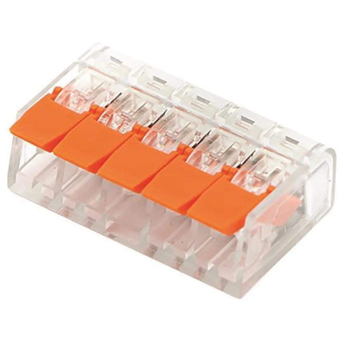 Cleme Terminale Rapide 5 Poli 0,20-4Mm 32A 400V Orange  1