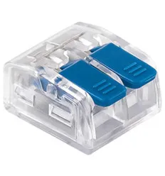 Cleme Terminale Rapide 2 Poli 0,20-4Mm 32A 400V Blue