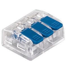Cleme Terminale Rapide 3 Poli 0,20-4Mm 32A 400V Blue 