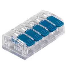 Cleme Terminale Rapide 5 Poli 0.20-4Mm 32A 400V Blue
