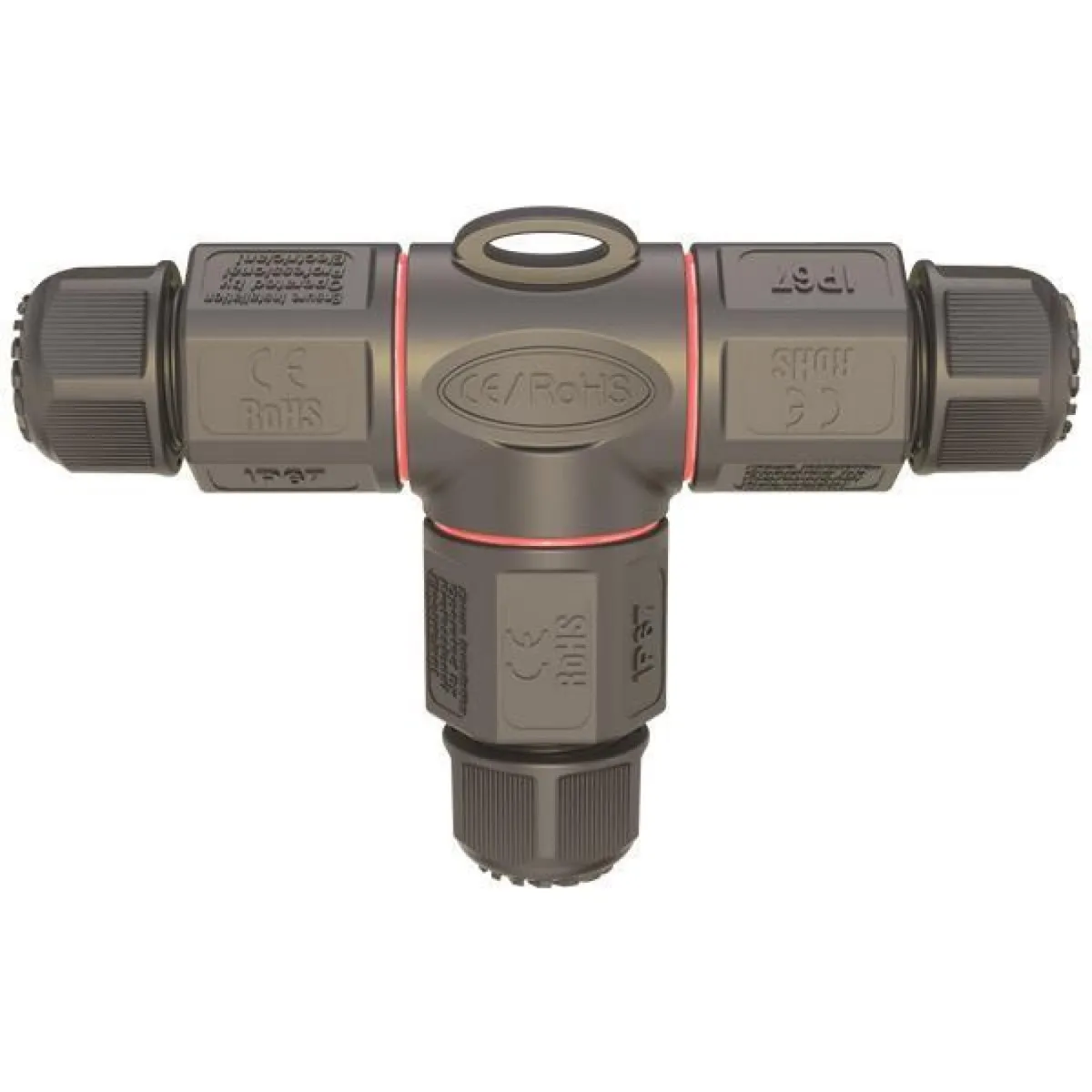 Conector "T" Pentru Cablu Multifilar IP67 3P(3X1,5)  1