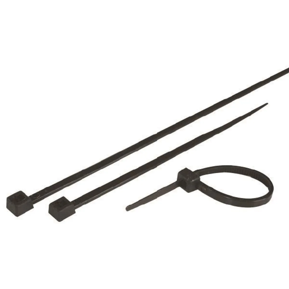 Coliere NEGRE din Nylon 66 94V-2 UL  370X3,6 mm (100buc/punga)