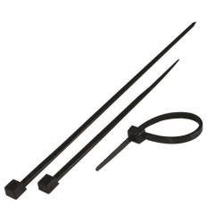 Coliere negre din nylon 66 94V-2 ul  300X4.8 mm (100buc/punga)